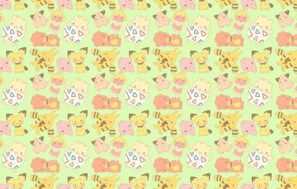 Picture background, texture, anime, art, pokemon