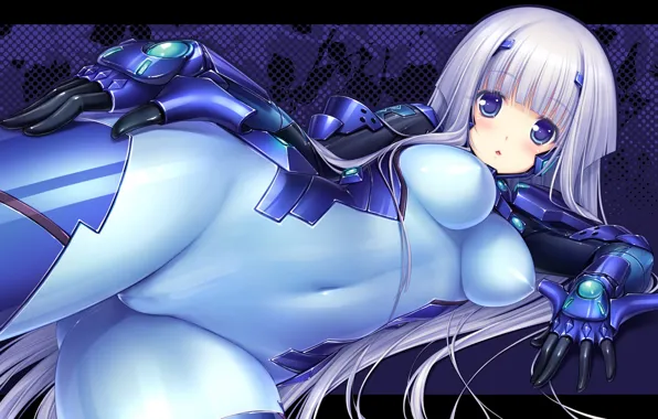 Girl, fantasy, sexy, thighhighs, long hair, nipples, boobs, anime