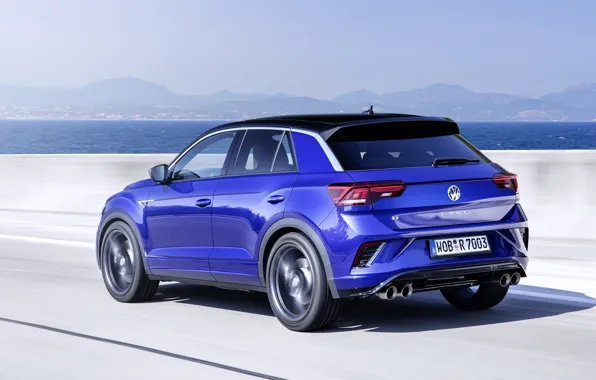 Speed, Volkswagen, rear view, crossover, 2020, T-Roc, T-Roc R