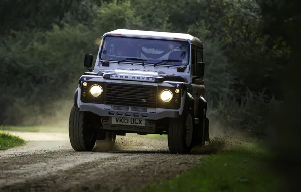 Picture road, Land Rover, Defender, 2013, 2014, Challenge, Bowler