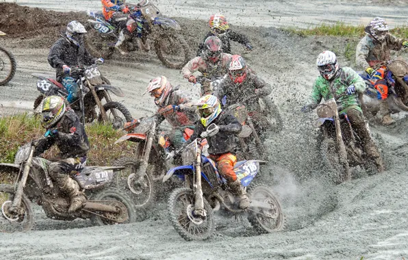 Race, sport, track, dirt, Motocross