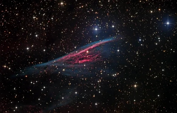 Picture nebula, Sails, NGC 2736, in the constellation, emission