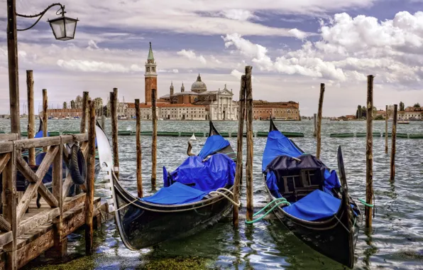 The city, background, Venice