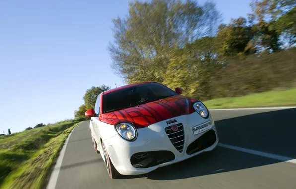 Picture road, speed, Alfa Romeo, MiTo, Marangoni, M430