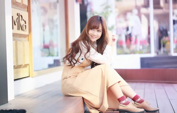 Picture smile, Oriental girl, Brode十三