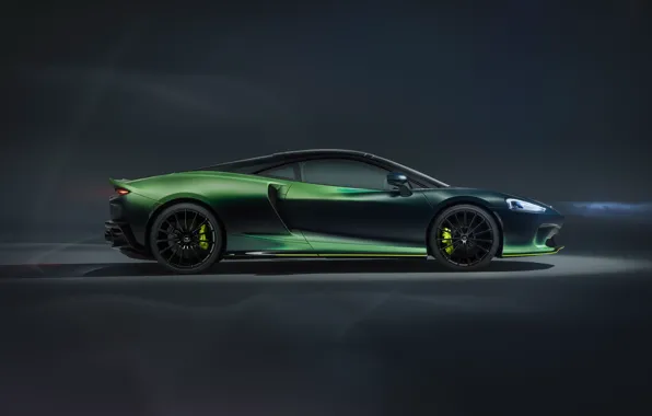 McLaren, supercar, side view, MSO, 2020, McLaren GT, Verdant Theme