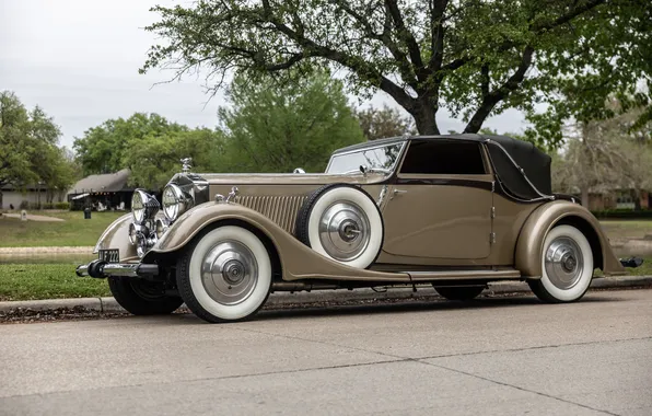 Continental, Rolls-Royce, Phantom II, retro cars, 1933, Drophead Coupe, retro cars, by Thrupp & Maberly