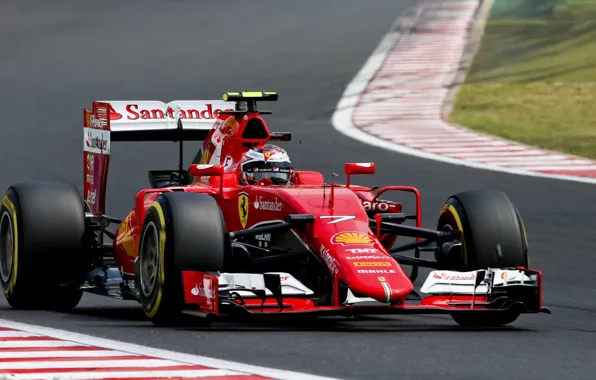 Picture Ferrari, Formula 1, Kimi Raikkonen Also, The front, Hungry, SF15T