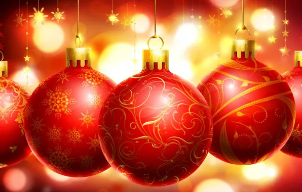 Picture decoration, holiday, balls, toy