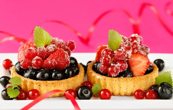 Picture berries, blueberries, strawberry, dessert, currants, cakes, sweet, blueberries