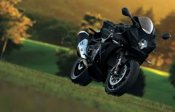 Suzuki, black, gsx-r1000r