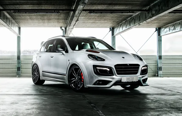 White, Porsche, Porsche, Cayenne, Cayenne, TechArt