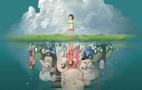 Picture Japan, Hayao Miyazaki, Hayao Miyazaki, Cartoon, Spirited Away, Spirited away, 2001, Animated fantasy film