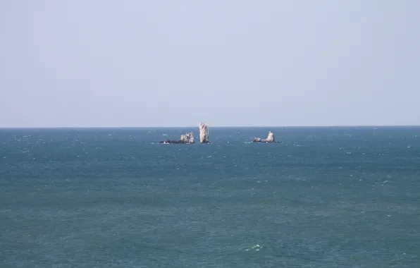 Sea, rocks, Russia, Crimea, reserve, Cape Opuk
