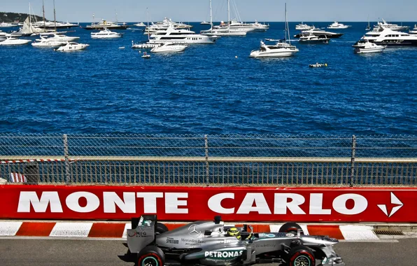 Sea, Yacht, Casino, nico, The car, monaco