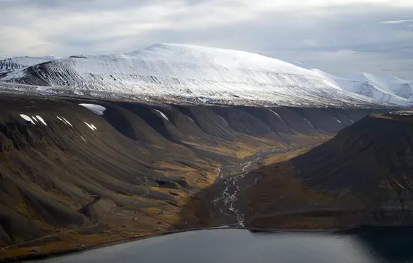 Picture mountains, landscape, Norway