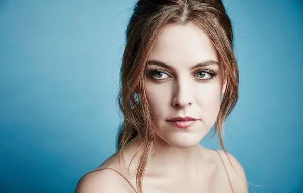 Portrait, makeup, actress, hairstyle, brown hair, Riley Keogh, Riley Keough, Maarten de Boer