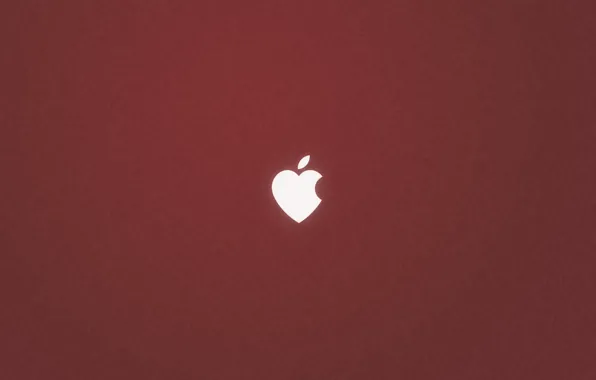 Heart, apple, logo