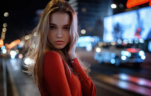 Girl, beautiful, model, sweet, anna dyuzhina