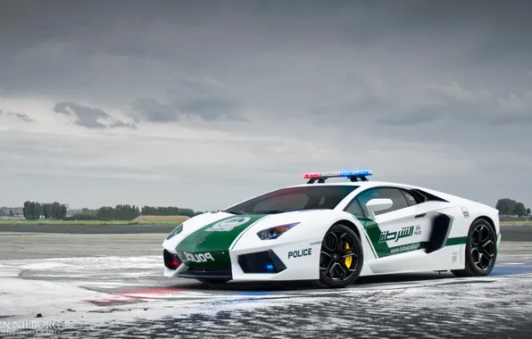 Lamborghini, Car, Dubai, Police, LP700-4, Aventador