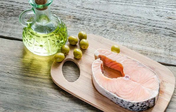 Picture Board, fish, olives