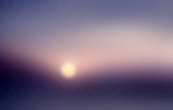 Landscape, nature, dawn