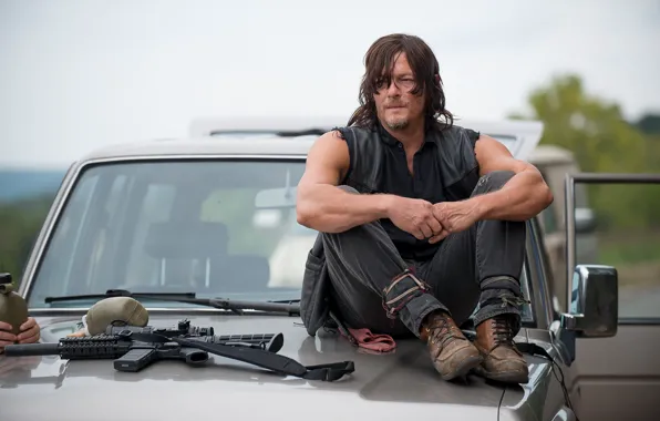 Picture the hood, The Walking Dead, The walking dead, Norman Reedus, Daryl Dixon