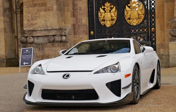 Picture Lexus, white, lfa, salon, prive