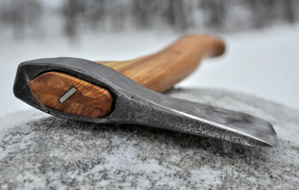 Macro, background, axe