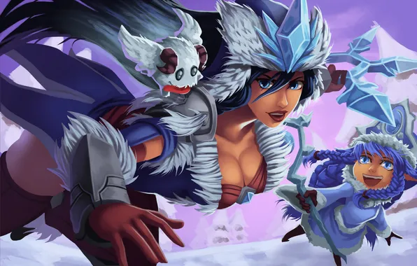 Picture snow, League of Legends, Sivir, the Battle Mistress