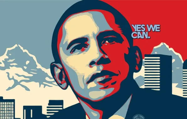Picture art, boston, obama, yas we can, shepard fairey