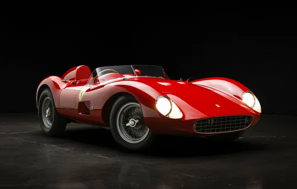 Ferrari, Ferrari, supercar, supercar, 1957, retro cars, Scaglietti, the only instance