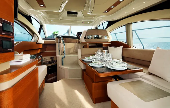 Design, style, interior, yacht, salon, Suite