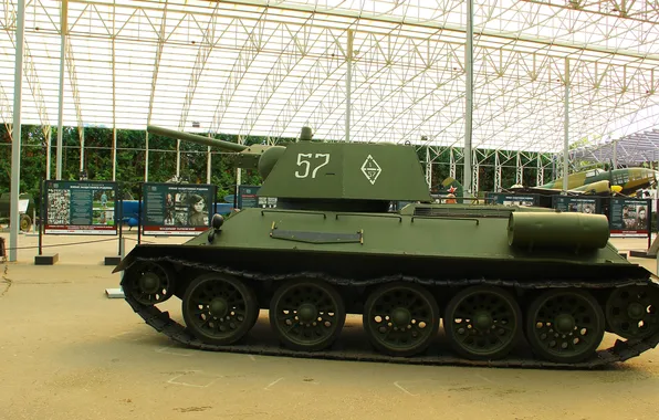 Moscow, USSR, Tank, T-34-76, Poklonnaya Gora, The Museum of G.O.R.A.