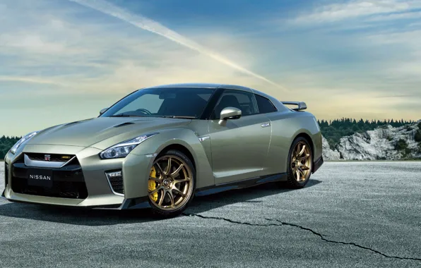 Nissan, GT-R, R35, sports car, 2022, Nissan GT-R Premium Edition T-spec