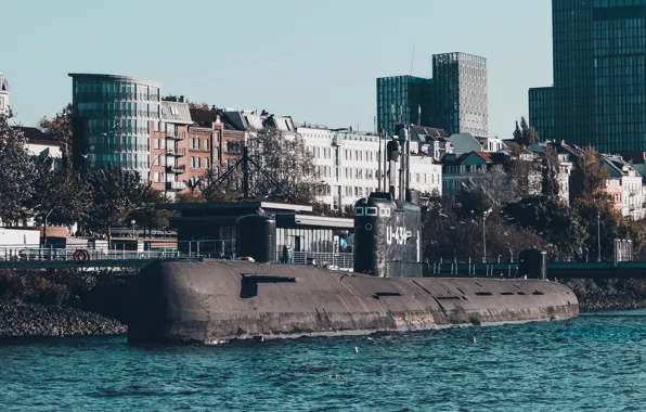 Submarine, port, Museum, Hamburg, diesel, Soviet, electric