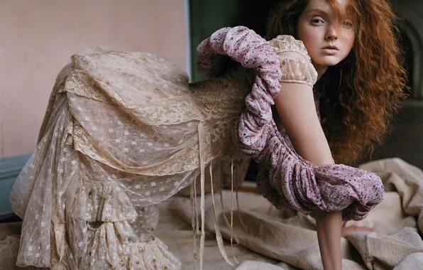 Girl, model, Lily Cole
