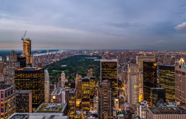 Park, New York, USA, USA, New York, Rockefeller Center, The State Of New York, State …