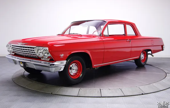 Picture Chevrolet, Sedan, 1962, Classic cars, Biscayne, 409 V8, Dual Quad