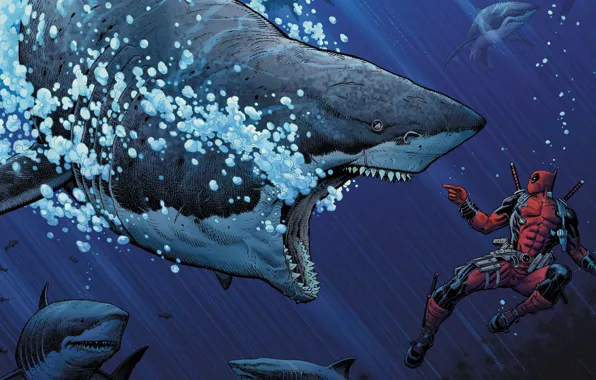 Picture art, Deadpool, Marvel