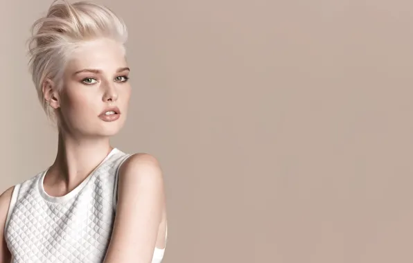 Picture girl, portrait, hairstyle, blonde