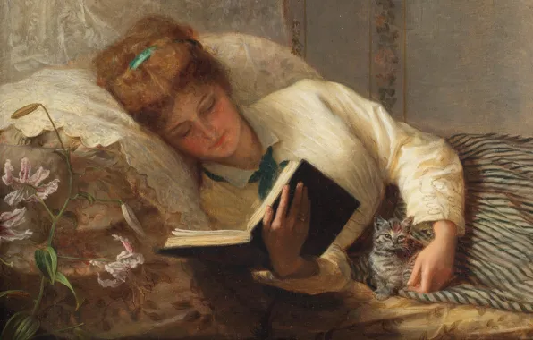 English painter, 1872, Frederick Morgan, Frederick Morgan, oil on canvas, English painter, Good companions, Good …