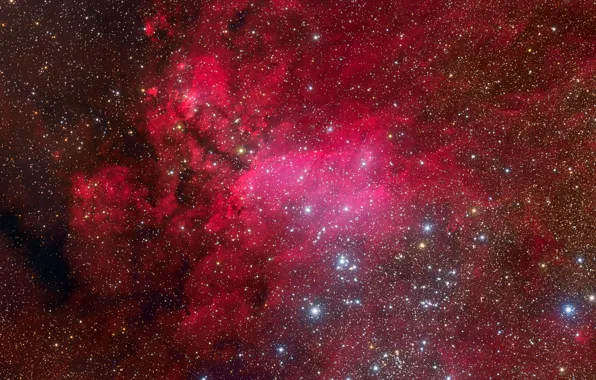 Picture Scorpio, constellation, emission nebula, IC 4628