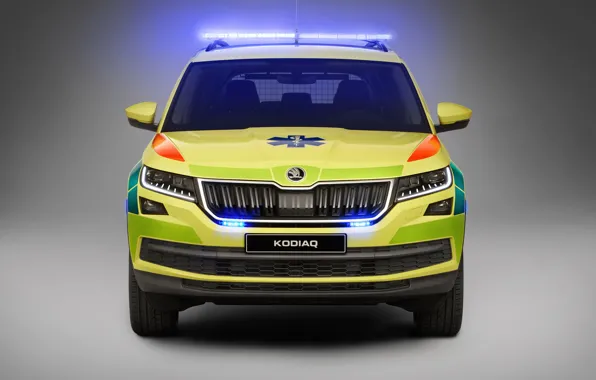 Flashers, ambulance, Skoda, Ambulance, Kodiaq
