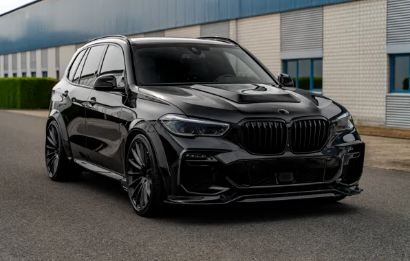 BMW, black, Prior Design, X5 M, BMW X5 M