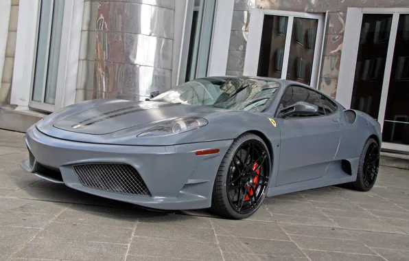 F430, Ferrari, 2010, Front, Grey, Anderson Germany, F430 Scuderia, Stealth Fighter Edition
