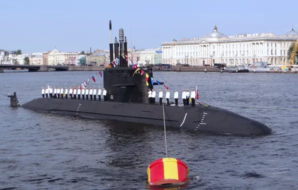 Parade, Lada, Navy, diesel submarine, the project 677