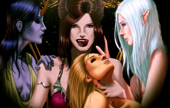 Fantasy, girls, vampires