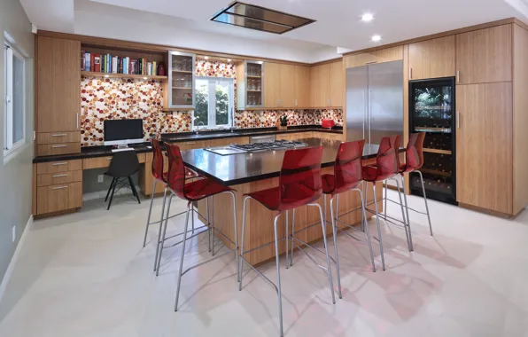 Design, furniture, chairs, shadow, kitchen, Design, Interior, Kitchen