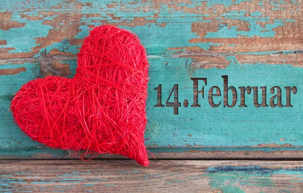 Table, heart, Valentine's day, 14 Feb, the holiday of all lovers